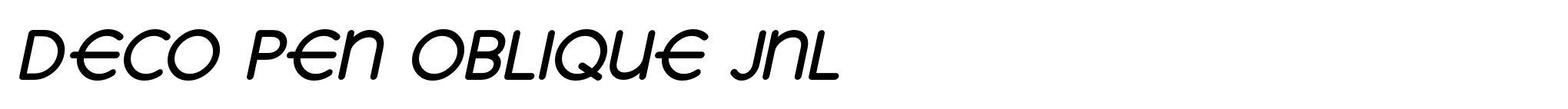 Deco Pen Oblique JNL image